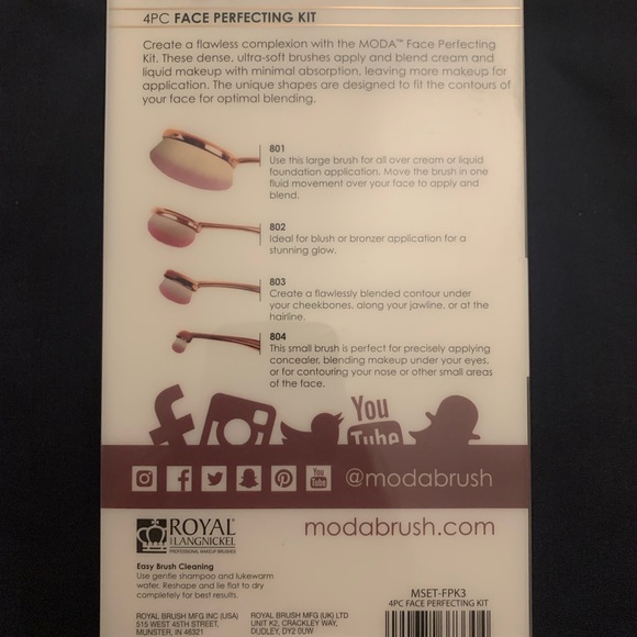 MODA Face Brush Set - Picture 2 of 2